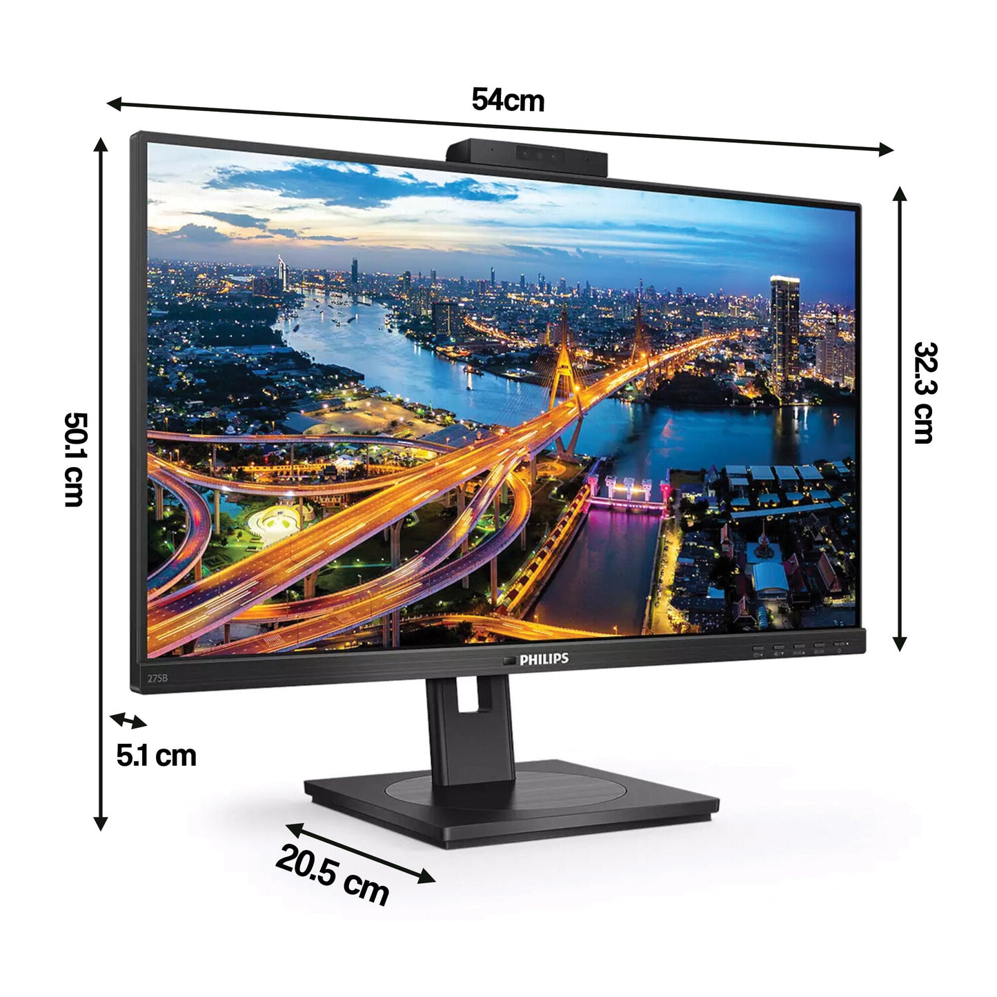 Monitor Philips 242B1H LED 23,8" 1920x1080 px IPS HDMI idealny do biura 59
