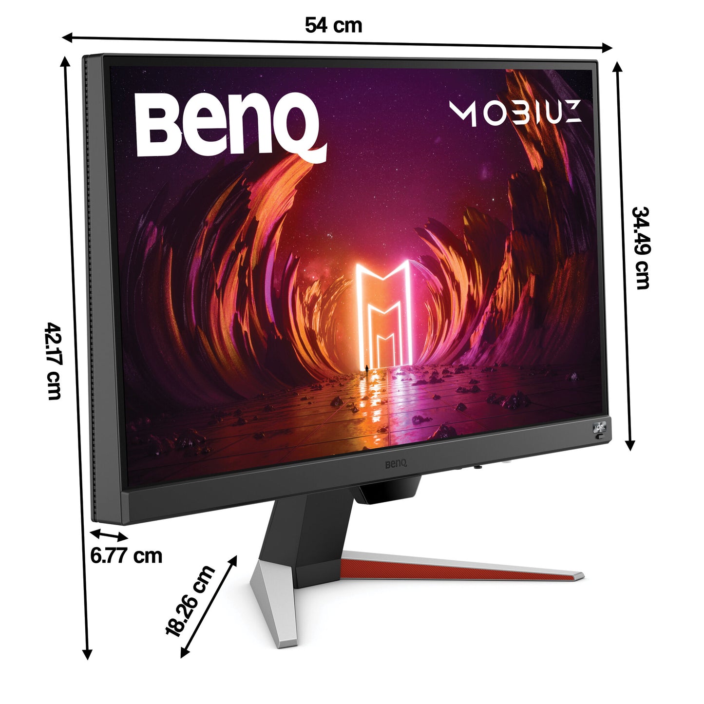 Monitor LED BenQ Mobiuz EX240N 23,8 " 1920 x 1080 px VA do biura OUTLET 105