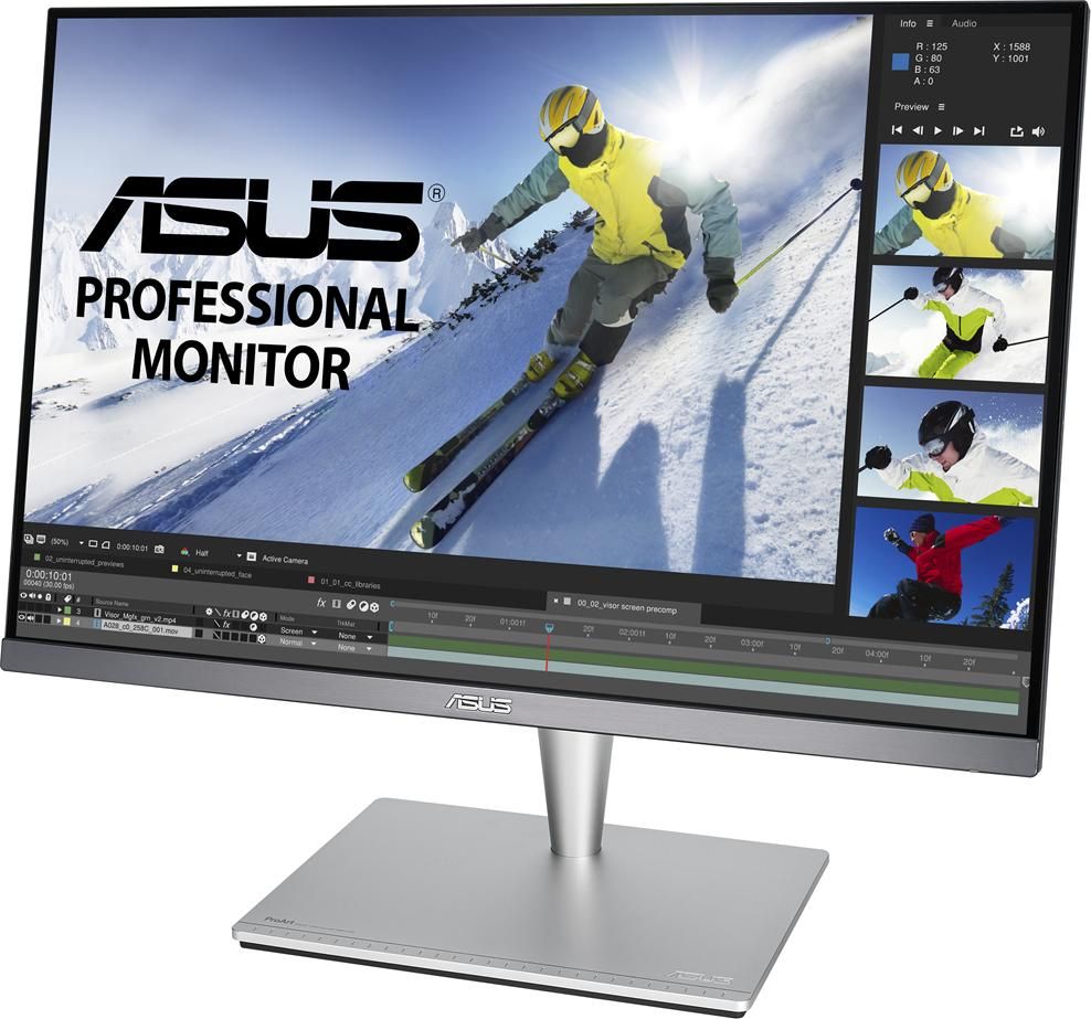 Monitor LED Asus PA24AC 24,1 " 1920 x 1200 px IPS / PLS do biura OUTLET 64