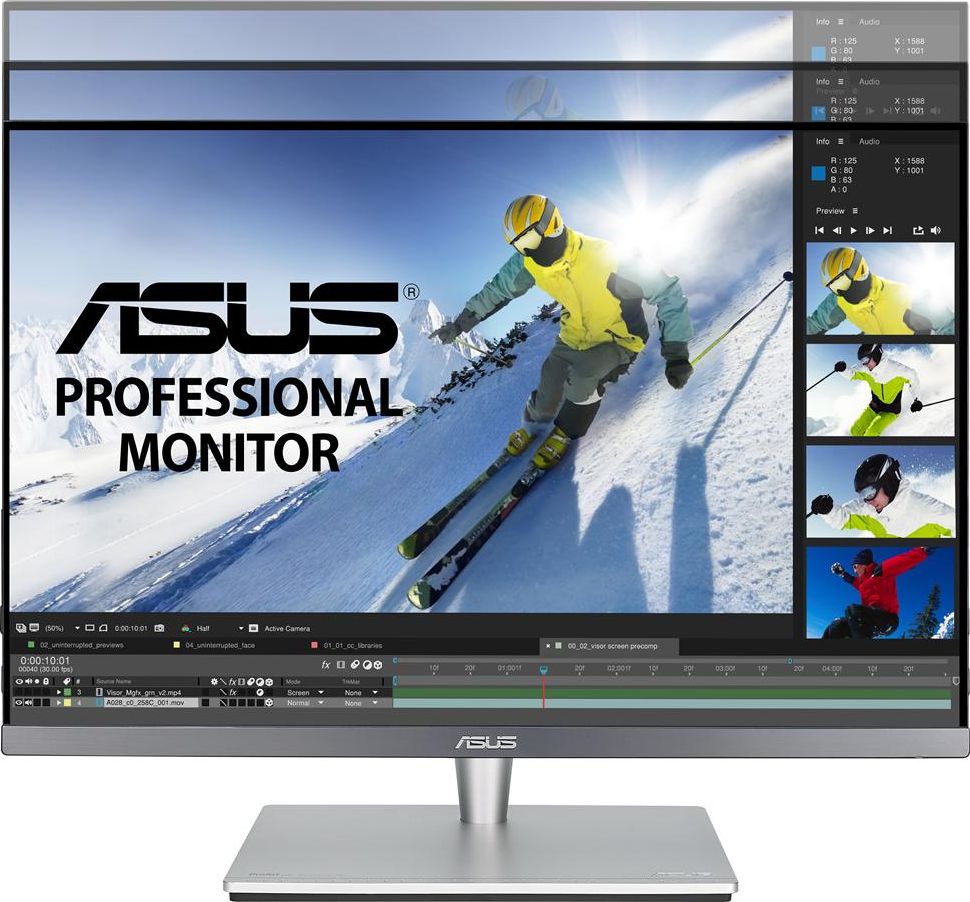 Monitor LED Asus PA24AC 24,1 " 1920 x 1200 px IPS / PLS do biura OUTLET 64