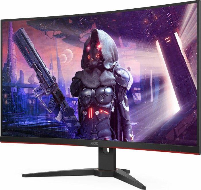 Monitor LED AOC CQ32G2SE/BK 31,5 " 2560 x 1440 px VA do biura OUTLET 119
