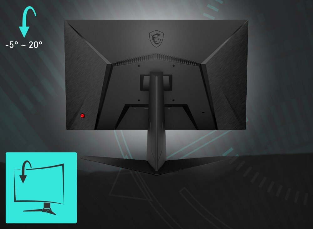 Monitor LED MSI G2412F 23,8 " 1920 x 1080 px IPS / PLS HDMI OUTLET 46