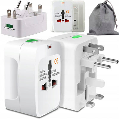 Adapter Przejściówka Podróżna Wtyczka Angielska Gniazdka UK USA EU Świat