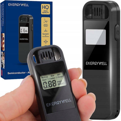 Alkomat Bezustnikowy Profesjonalny Elektroniczny Tester Trzeźwości LCD