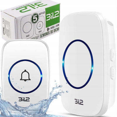 Dzwonek BiL2 Bezprzewodowy Do Drzwi Furtki Wodoodporny Baterie Zewnętrzny