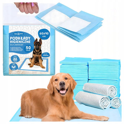 Grube duże podkłady higieniczne do nauki sikania Mata dla psa kota XL 90x60