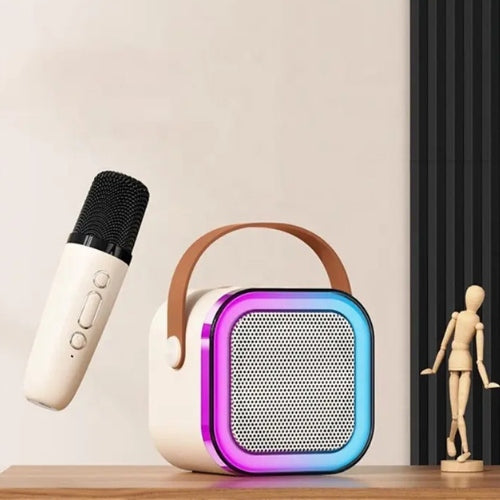 Karaoke głośnik Bluetooth 10W, 2x mikrofon bezprzewodowy/idealny do zabawy
