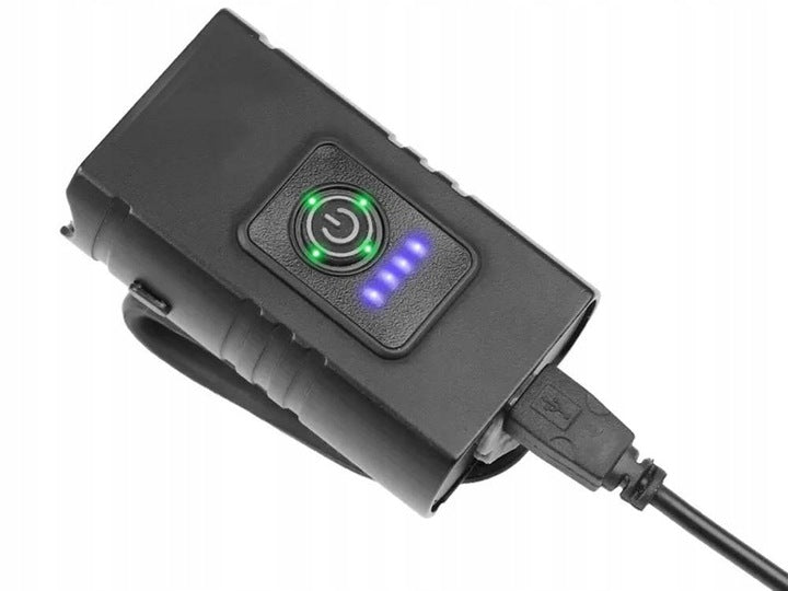 Lampka rowerowa MOCNA PRZÓD TYŁ na kierownicę 800lm LED wodoodporna USB