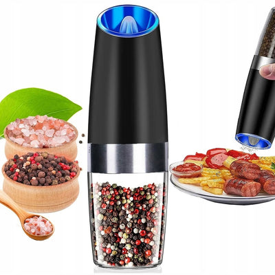 Młynek Elektryczny Grawitacyjny Do Soli Pieprzu Na Sól Pieprz Z Regulacją