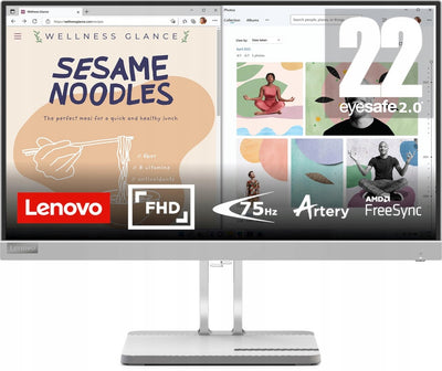 Monitor LCD Lenovo 67AFKACBEU 21,5 " 1920 x 1080 px VA 75Hz HDMI
