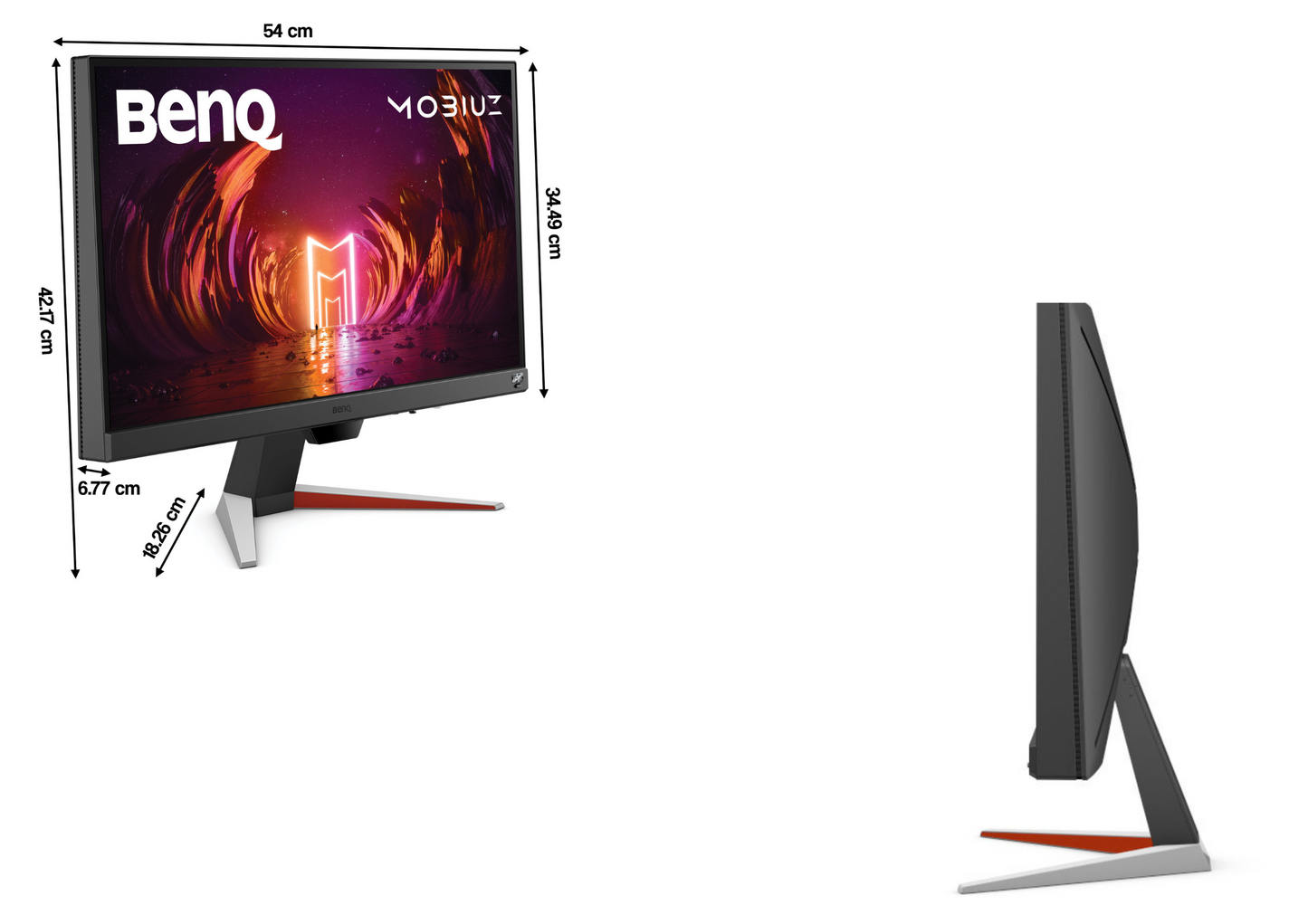 Monitor LED BenQ Mobiuz EX240N 23,8 " 1920 x 1080 px VA do biura OUTLET 105