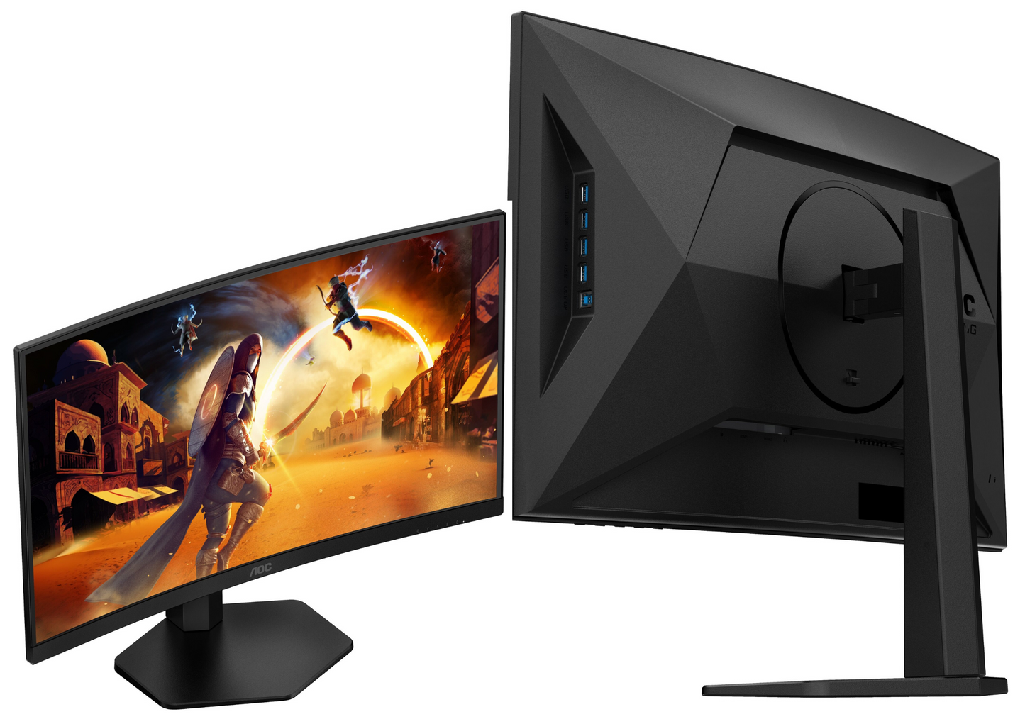 Monitor LED AOC C27G4ZXU 27 " 1920 x 1080 px VA / do gamingu NOWY 113