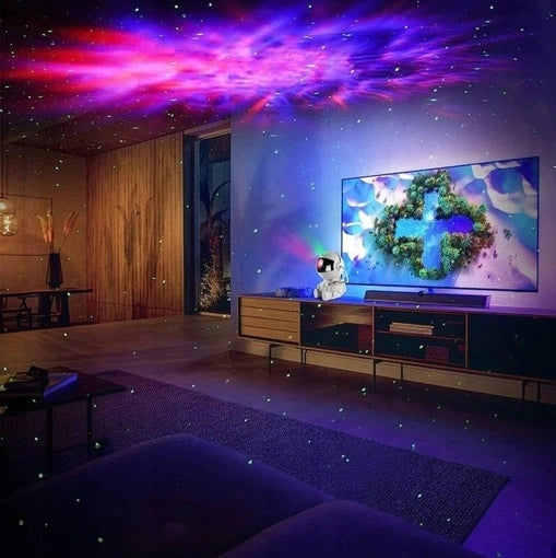 Projektor Gwiazd Astronauta Lampka Nocna Pilot USB super zabawka dla dzieci