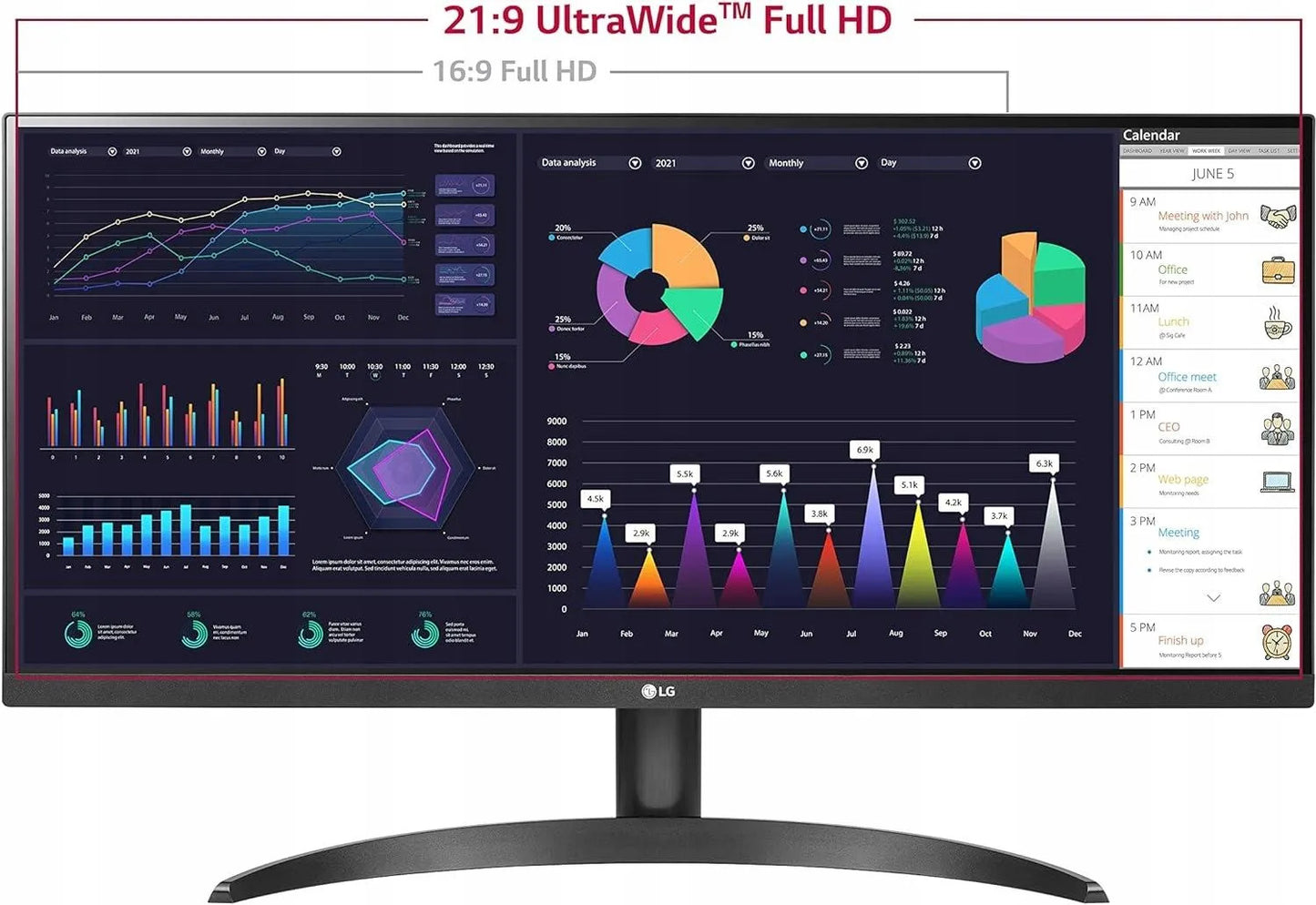 Monitor LCD LG 29WQ60A 29 " 2560 x 1080 px IPS / PLS GAMING OUTLET 104