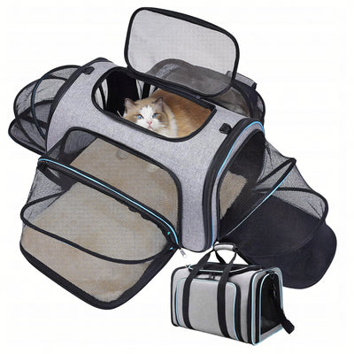 Torba Transportowa Kota Psa Transporter Rozkładany do 8kg Duży Wentylacja