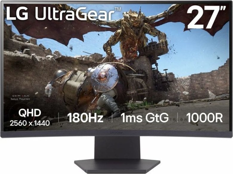 Monitor LED LG GS60QX 27 " 2560 x 1440 px IPS / PLS HDMI do pracy OUTLET 84