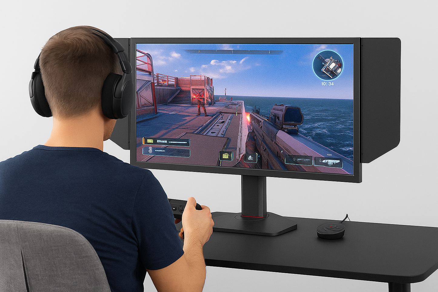 Monitor LED BenQ 9H.LN1LB.QBE 24,1 " 1920 x 1080 px TN HDMI DP OUTLET 17