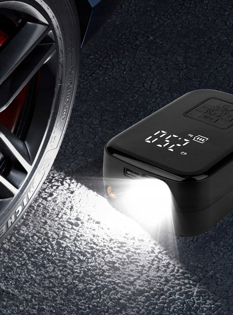 Cyfrowa sprężarka bezprzewodowy kompresor 120 W, 7,4 V, 10 BAR