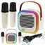 Karaoke głośnik Bluetooth 10W, 2x mikrofon bezprzewodowy/idealny do zabawy