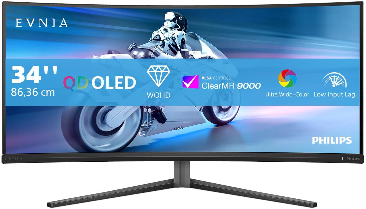 Monitor PHILIPS Evnia 34M2C6500/00 34" 3440x1440px 175Hz 0.03 ms [GTG] Curved