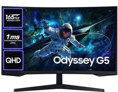 Monitor LED Samsung Odyssey G55C 31,5 " 2560x1440px VA do gry/ OUTLET 112
