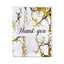 Foliopaki kurierskie MOCNE 255x370 ZŁOTY MARMUR THANK YOU 50 sztuk