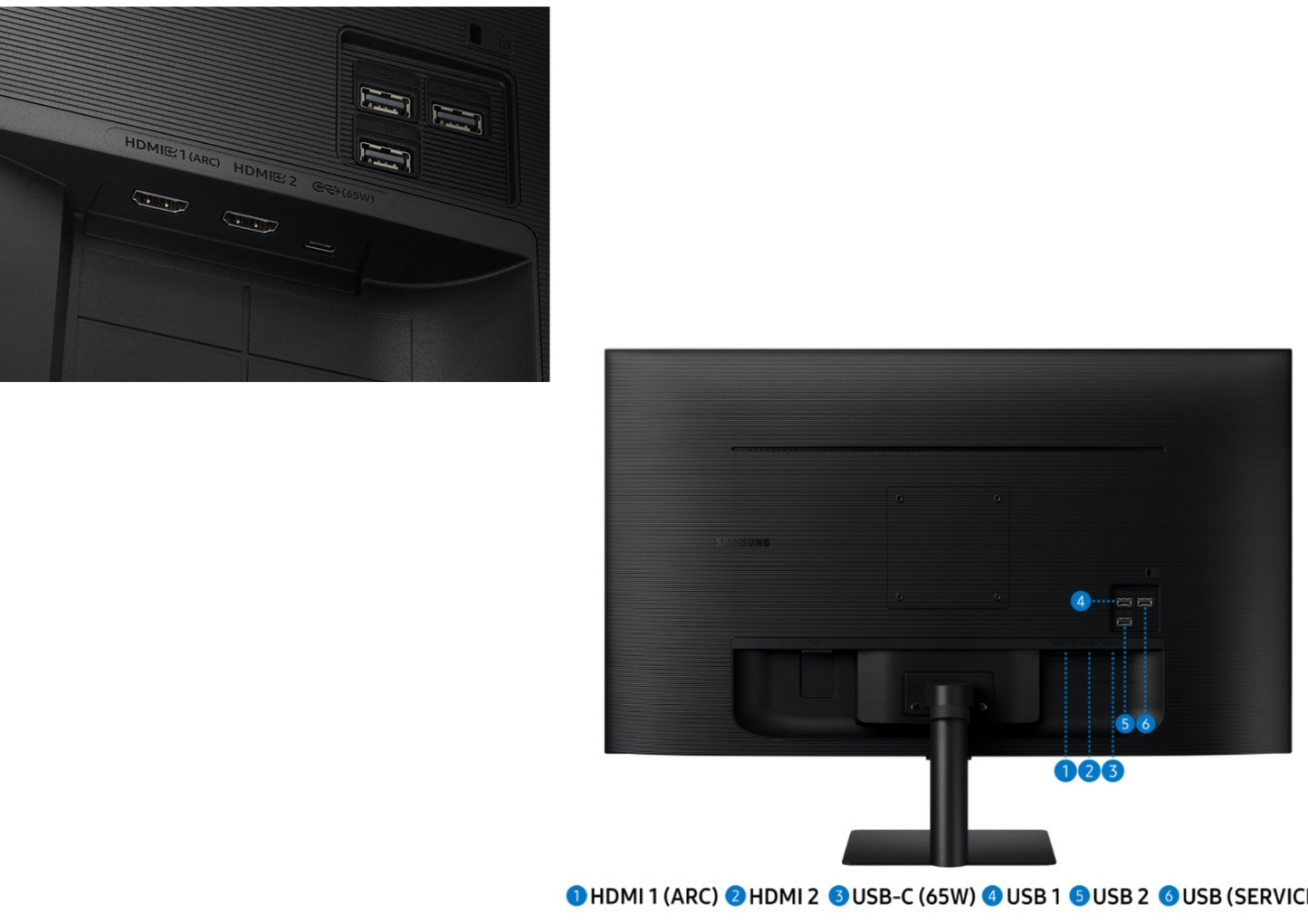 Monitor LED Samsung SMART M7 32 " 3840 x 2160 px VA do biura OUTLET 97
