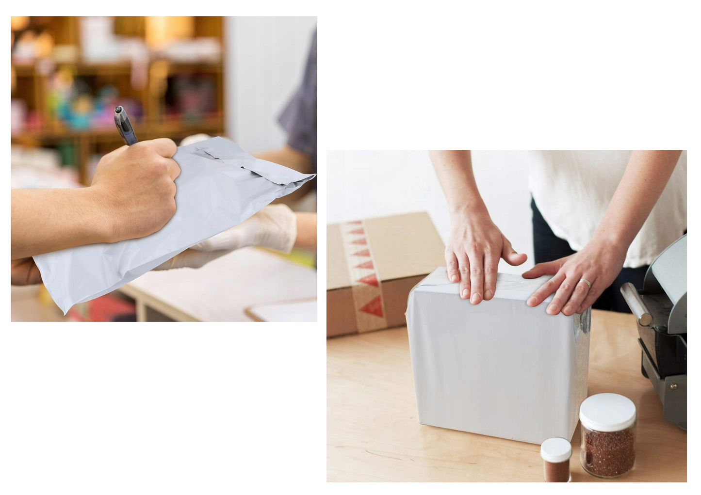 FOLIOPAKI KURIERSKIE BIAŁE 500x600 50 szt GRUBE MOCNE