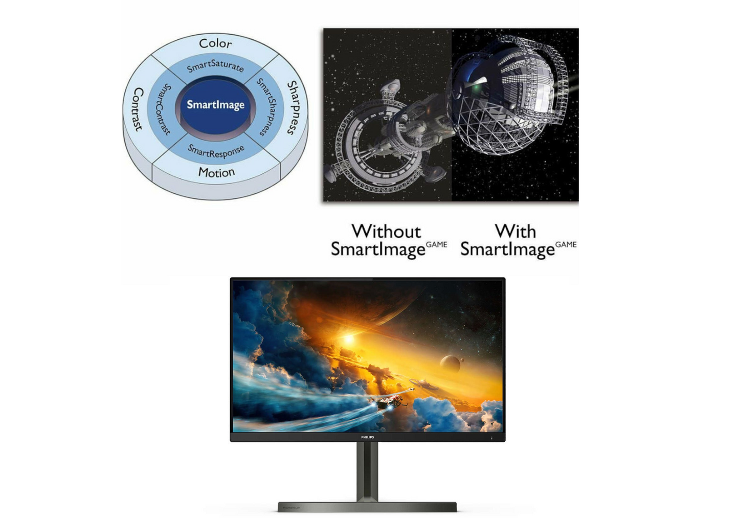 Monitor LED Philips Momentum 278M1R 27  3840 x 2160 px IPSPLS do gry 121