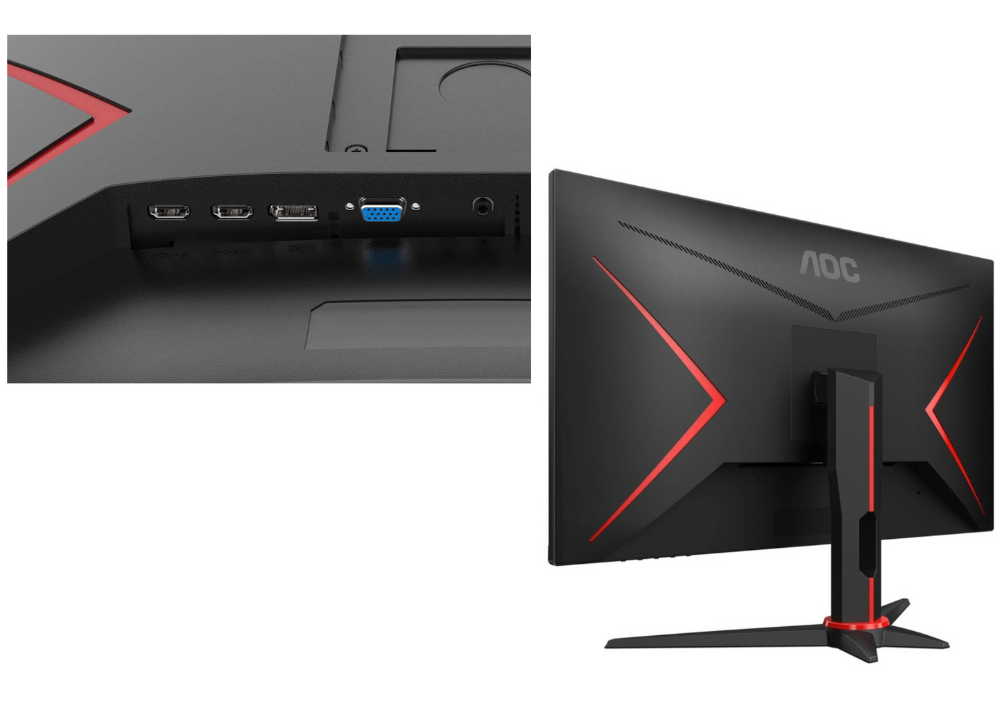 Monitor AOC 24G2SPAE 23.8" 1920x1080px IPS 165Hz 1 ms/ do biura OUTLET 110