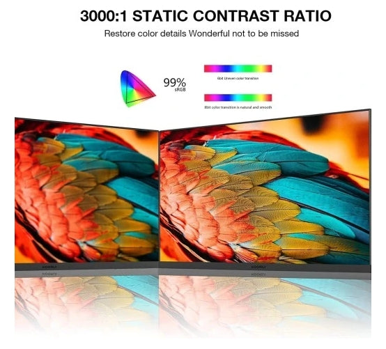 Monitor LED Koorui 22N1 22 " 1920 x 1080 px idealny do biura OUTLET 86